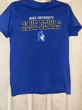 Duke University Blue Devils Men's Royal Blue Graphic Tee